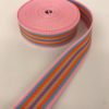 Tassenband streep roze multicolor