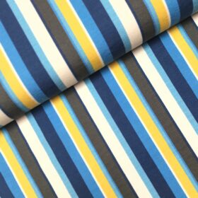 Tricot Woody stripes blue