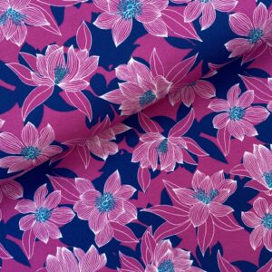 Tricot Tropical pink