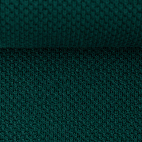 Gebreide structuur sweater groen