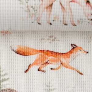 Sweater wafelstructuur fox
