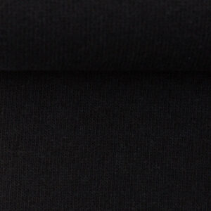 Zwarte vormvaste gebreide sweater